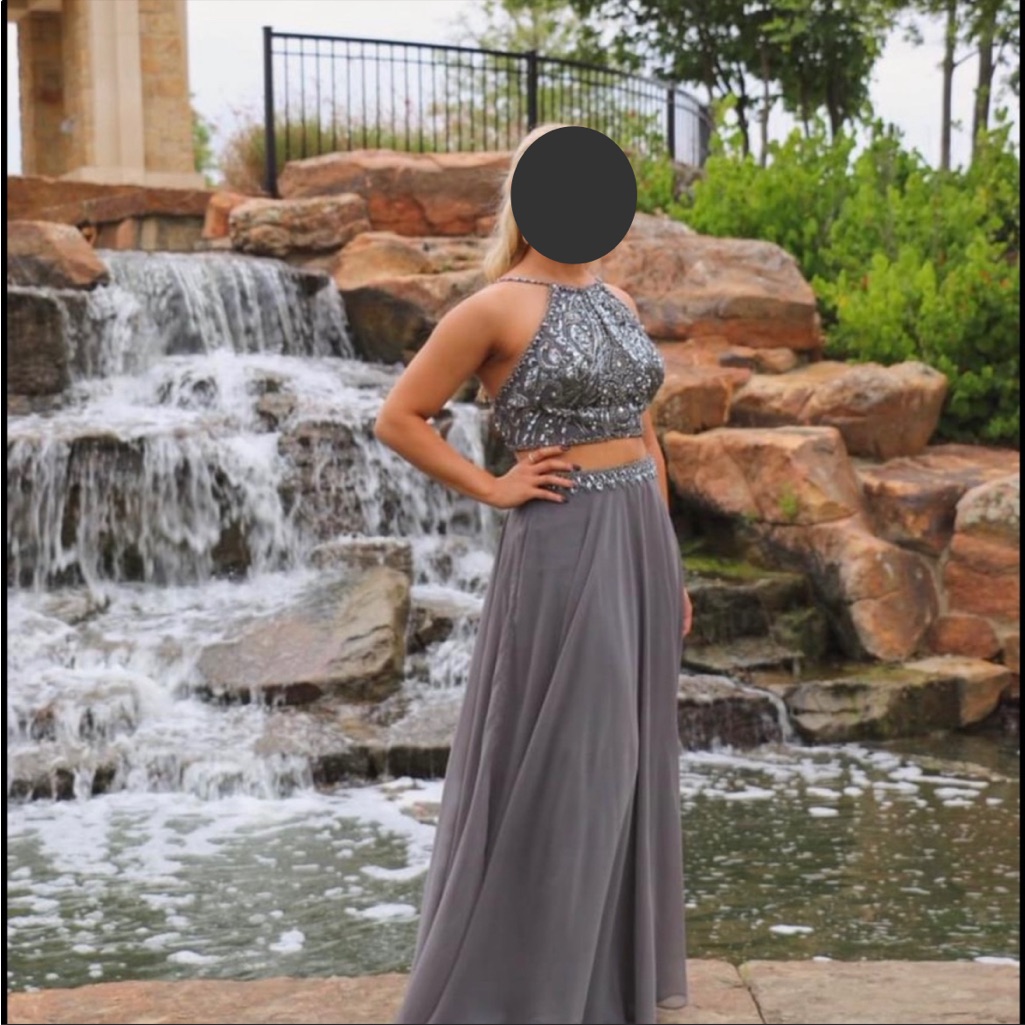 2 Piece Jovani Prom Dress